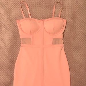 Illusion Bodycon Dress